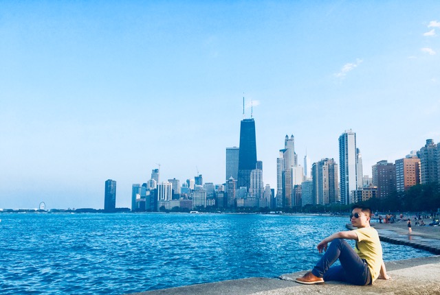 Tiến sĩ Phạm Thành Thái ở Chicago, Mỹ (07/2018)